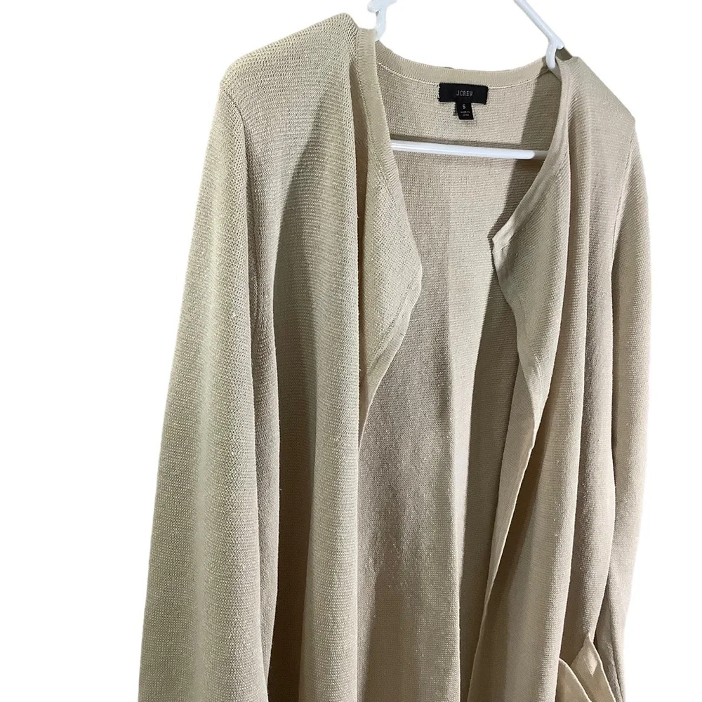 J. Crew Open Front Long Cardigan - Picture 2 of 6
